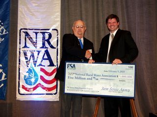 Brandon Willis with NRSW President 2010